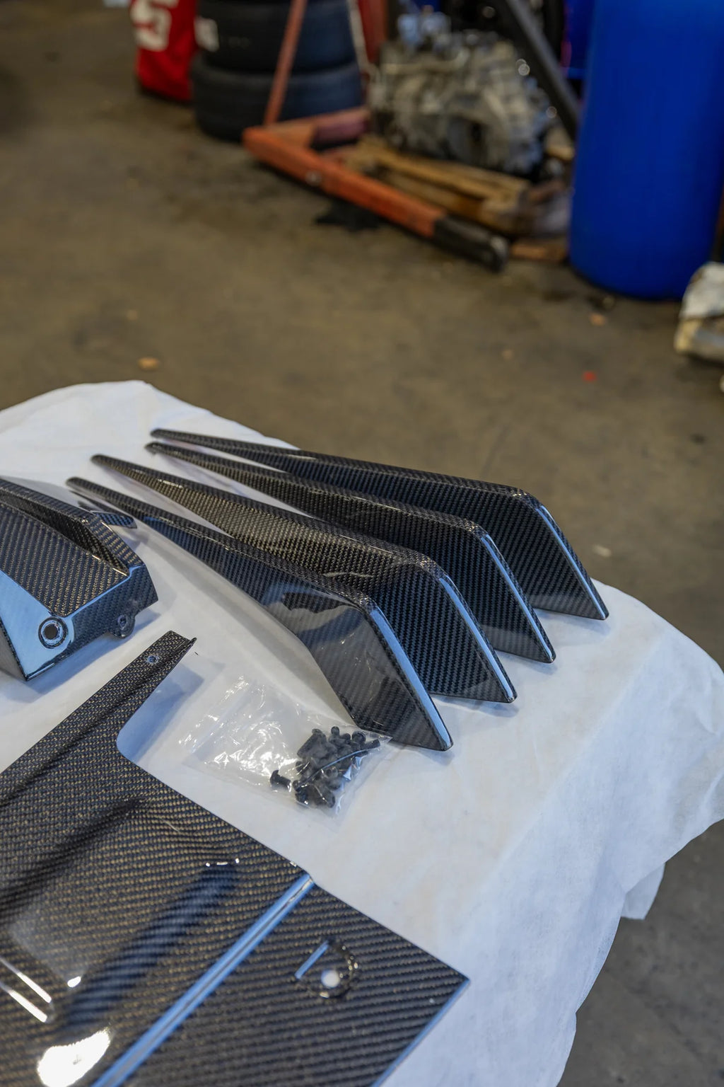 BMW G8X M3/M4 CARBON FIBER PSM DIFFUSER UNDERTRAY KIT 9 PIECES - G80 M3/ G82