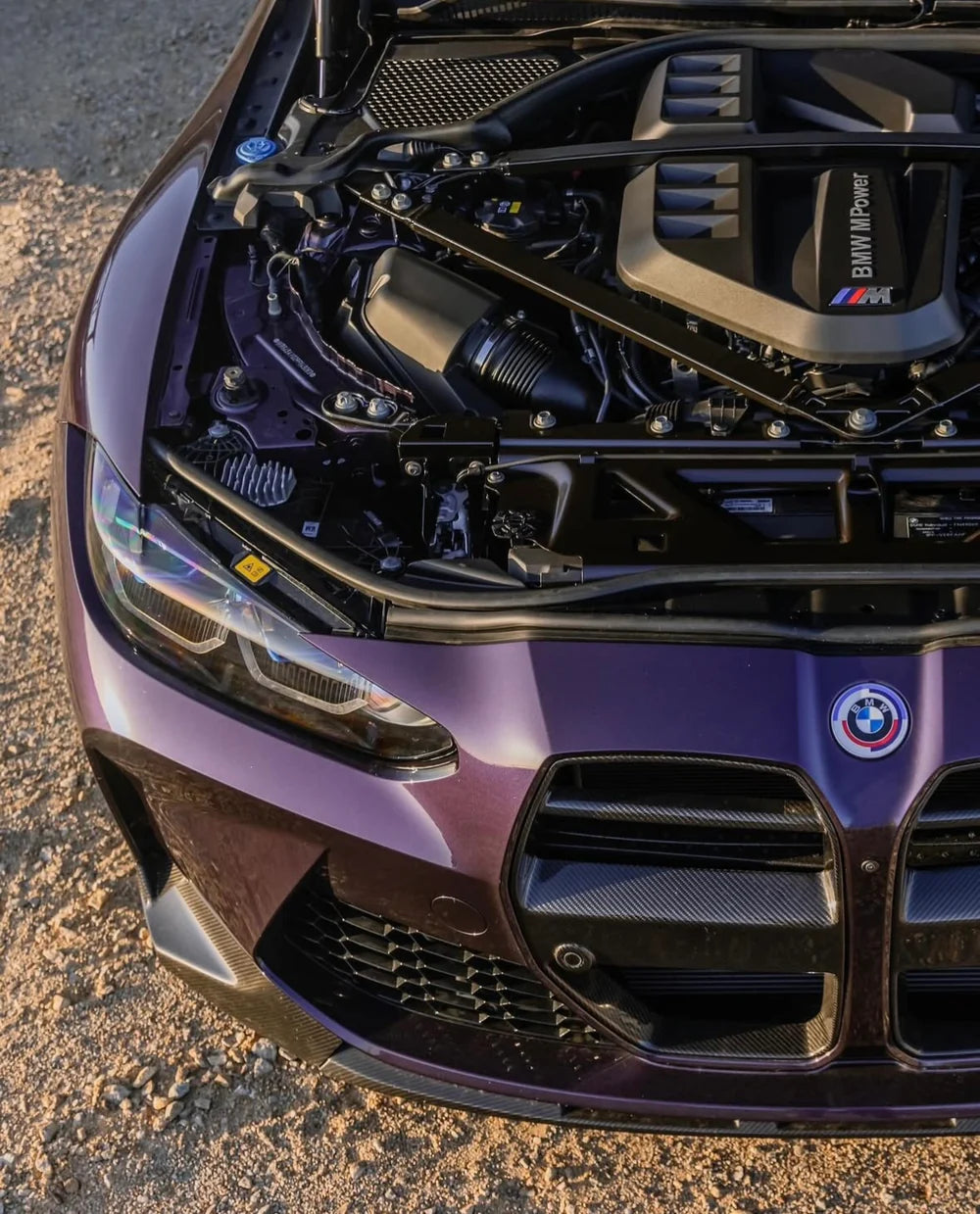 V STYLE CARBON FIBER FRONT GRILL REPLACEMENT - G80 M3 / G82/G83 M4
