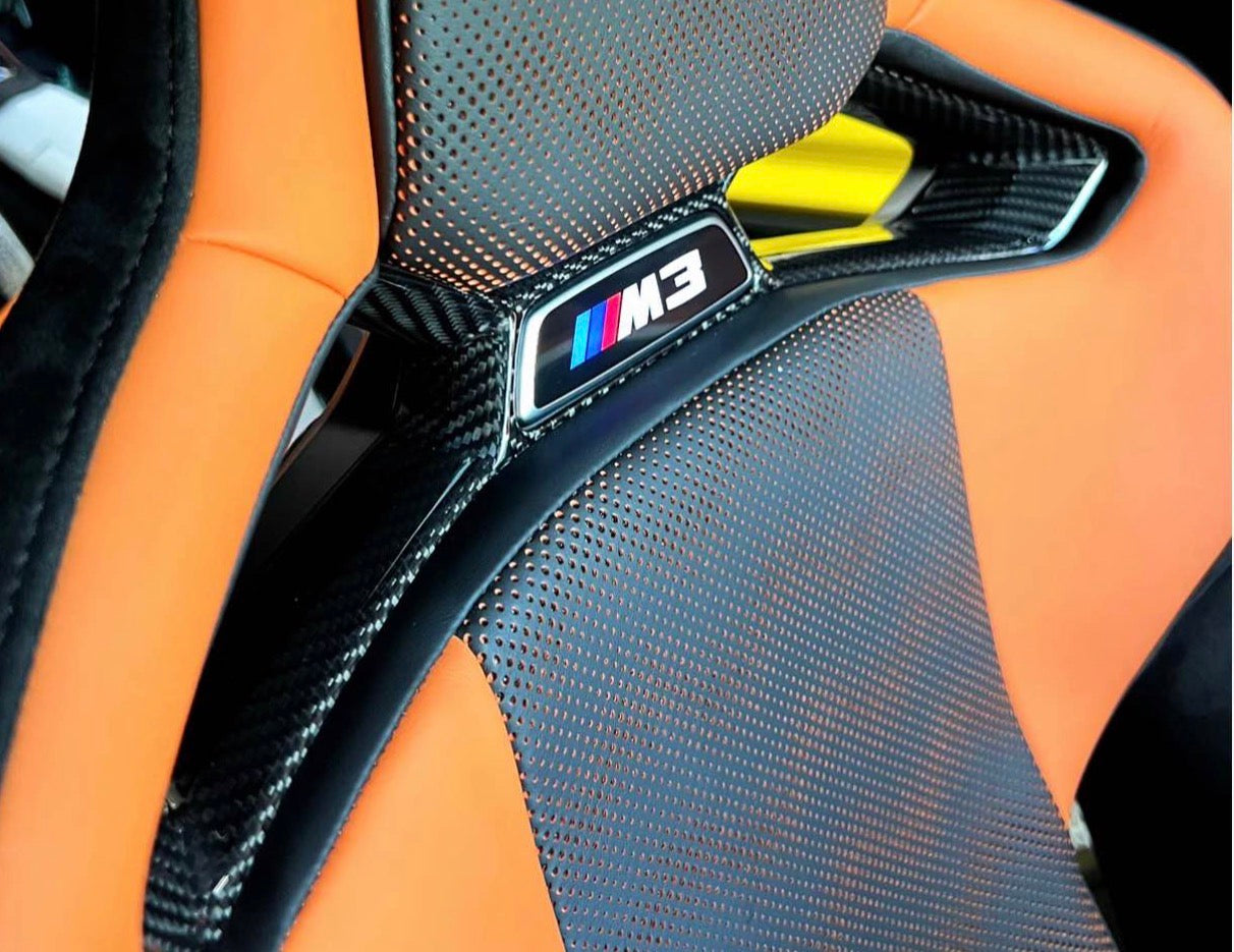BMW G80/G81/G82/G83/G87 Carbon Fiber Seat Center Trim Cover