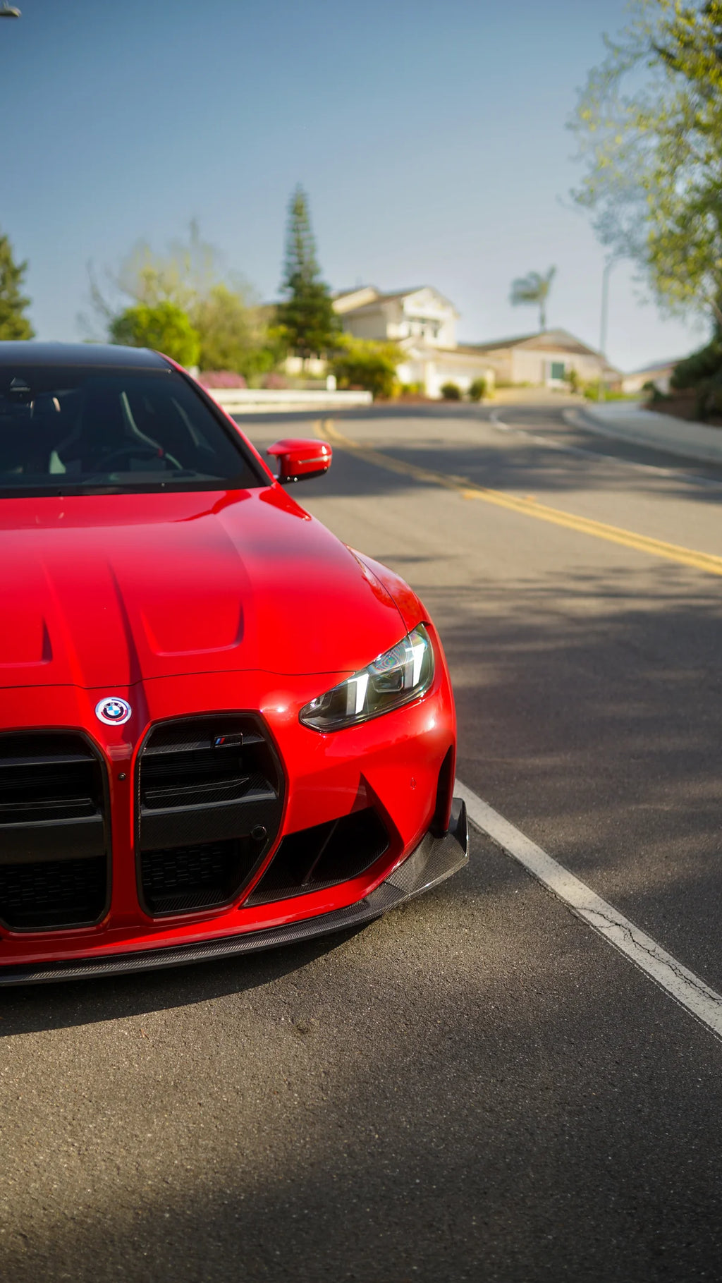 G8X M3/M4 CSL CARBON FIBER 3PC FRONT LIP - G80/G82/G83
