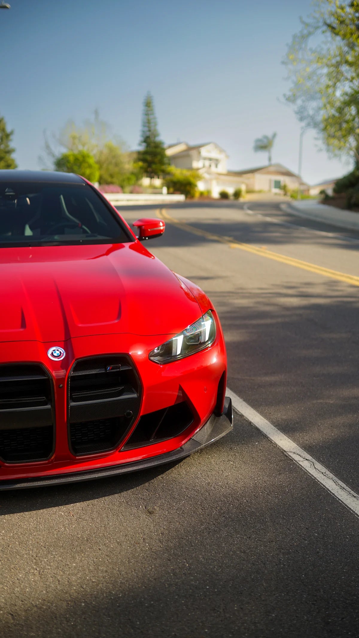 G8X M3/M4 CSL CARBON FIBER 3PC FRONT LIP - G80/G82/G83
