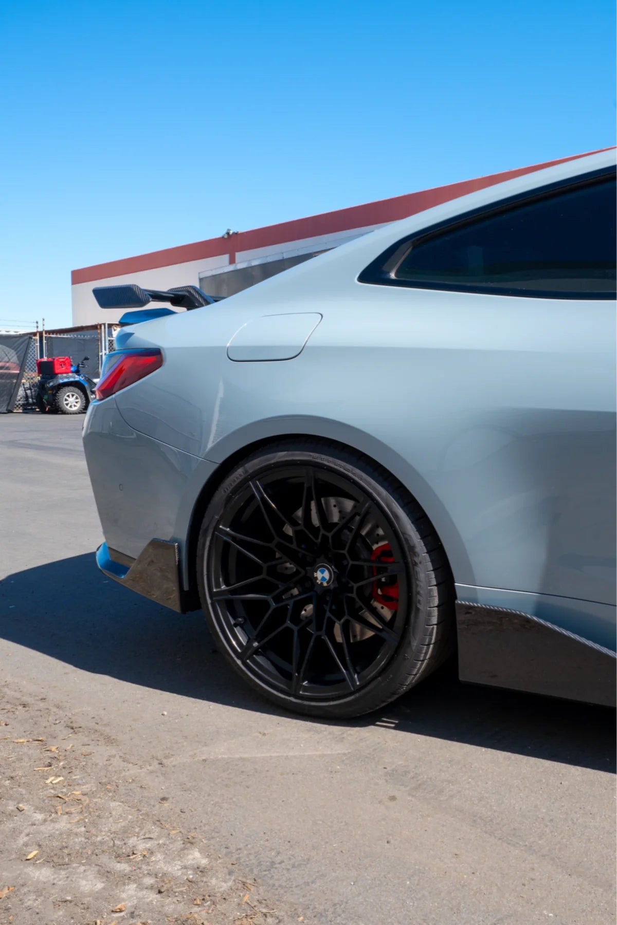 G8X M3/M4 CARBON FIBER REAR BUMPER MP SPLITTERS