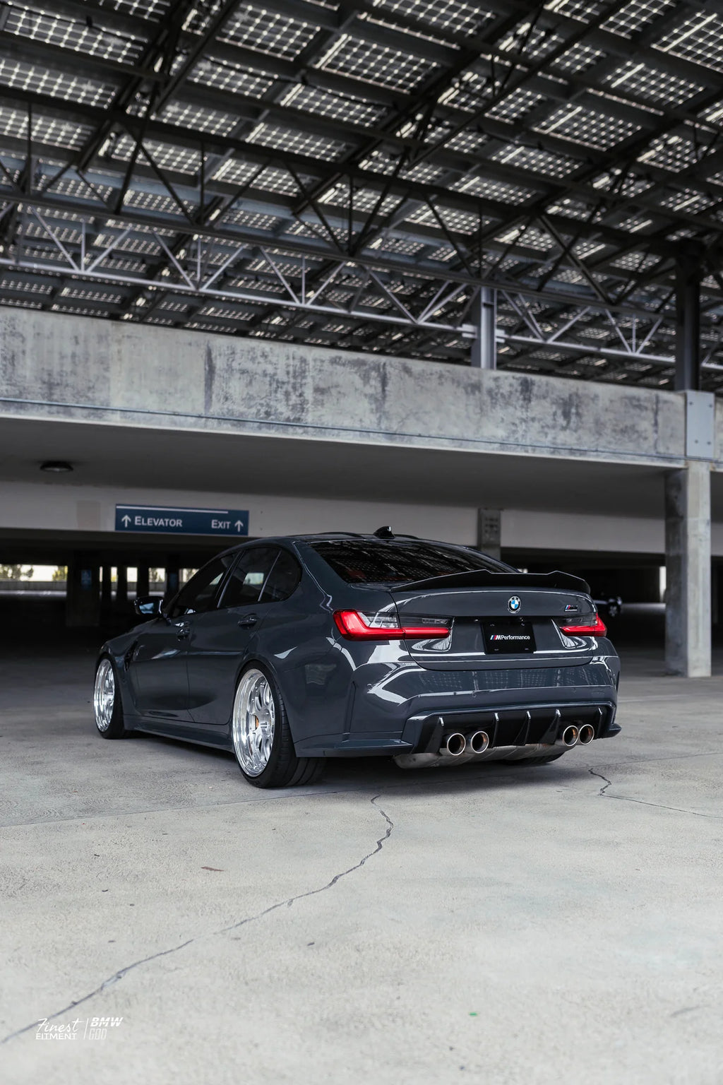 BMW G8X M3/M4 CARBON FIBER OEM STYLE DIFFUSER