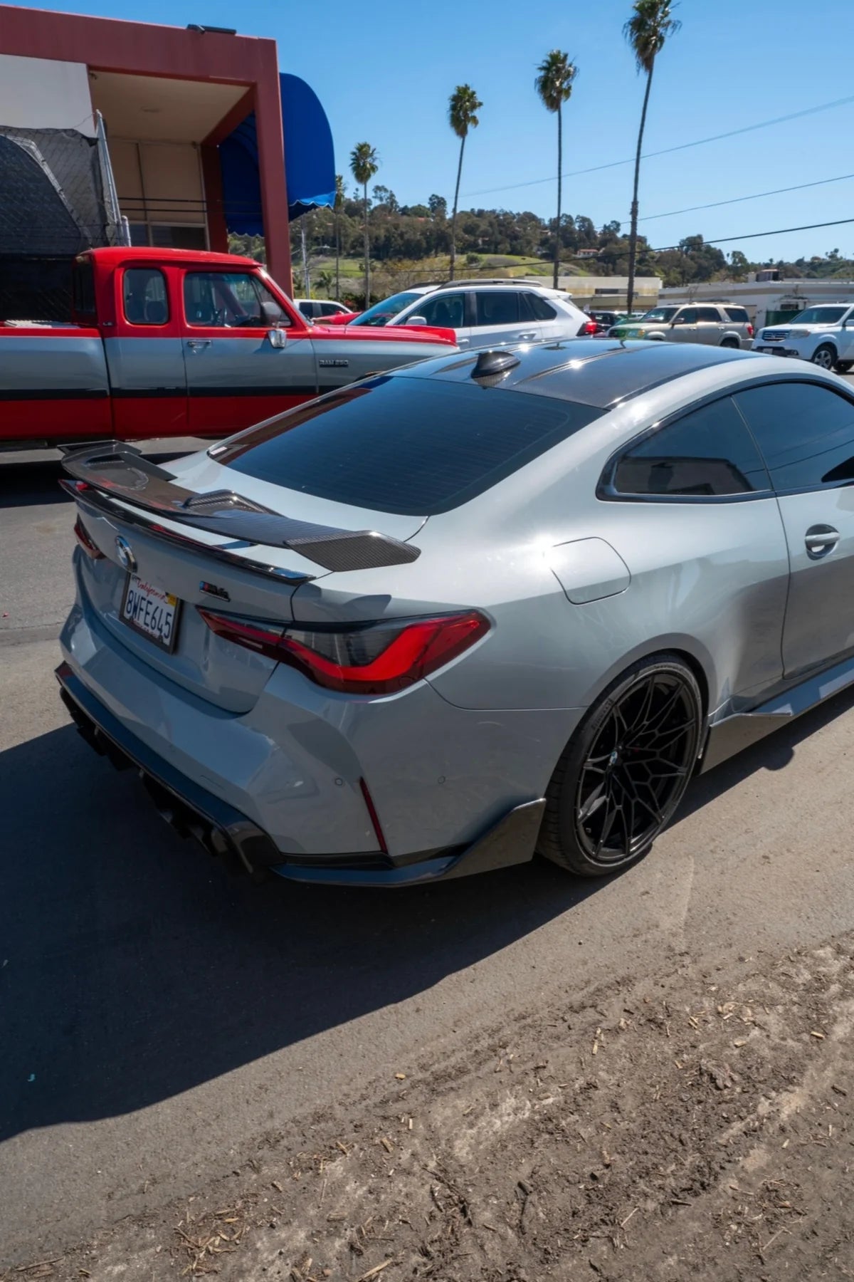 G8X M3/M4 CARBON FIBER REAR BUMPER MP SPLITTERS