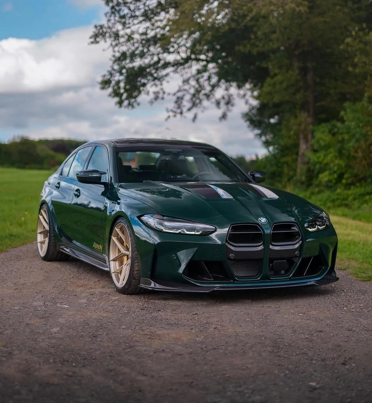G8X N STYLE DRY CARBON FIBER FRONT GRILL - G80 M3 / G82 / G83 M4