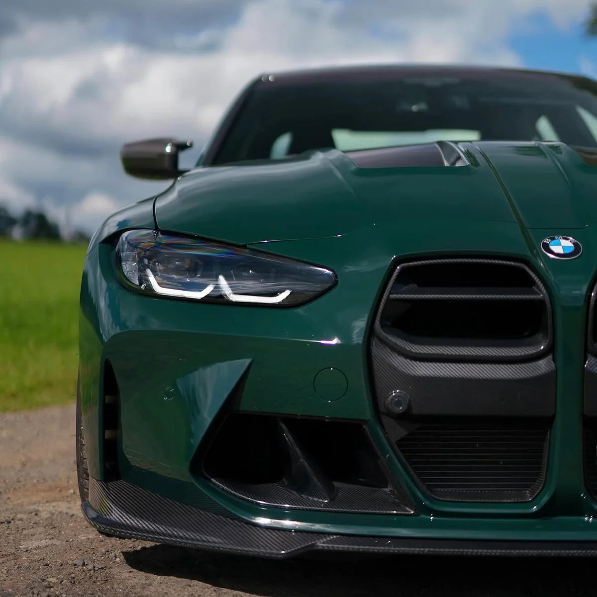 G8X N STYLE DRY CARBON FIBER FRONT GRILL - G80 M3 / G82 / G83 M4