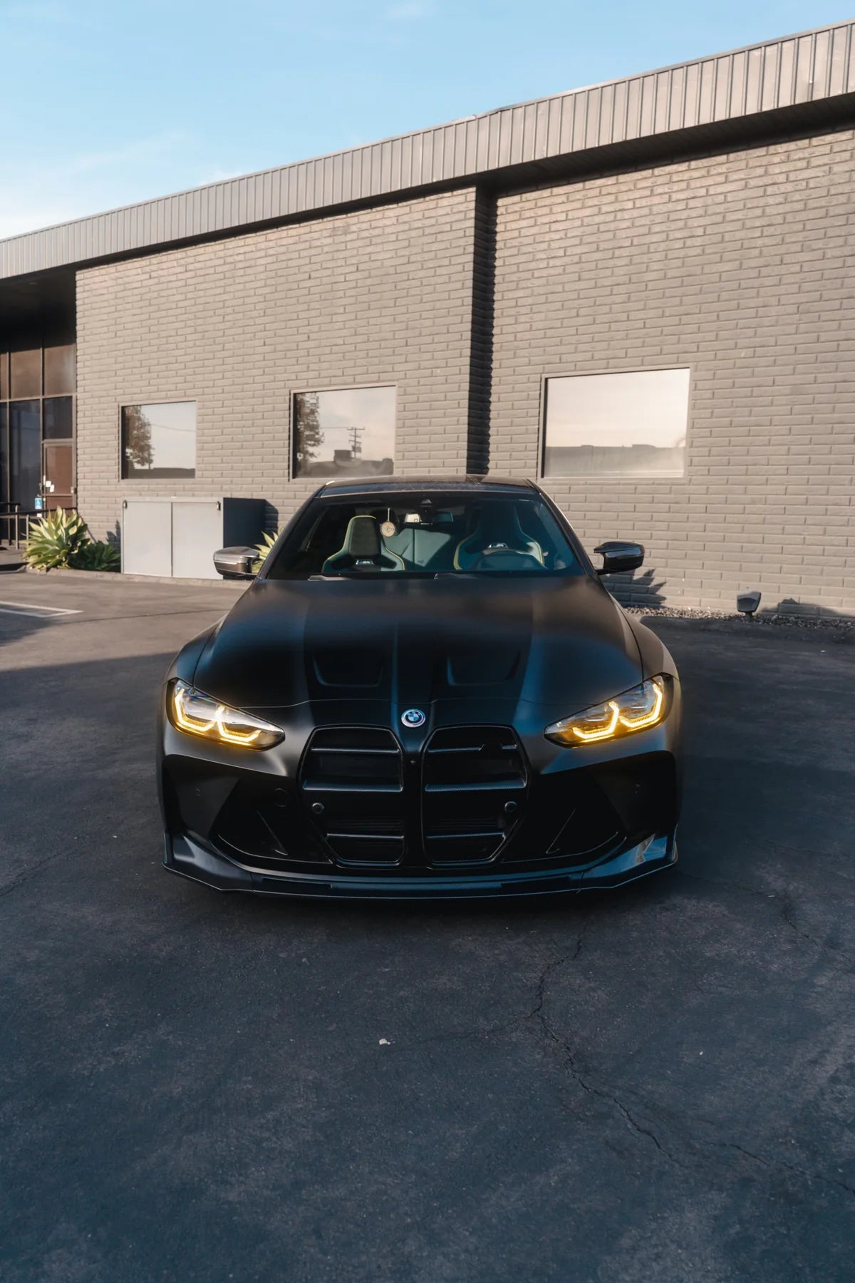 V STYLE V1 CARBON FIBER FRONT LIP 3PC - G8X M3/M4