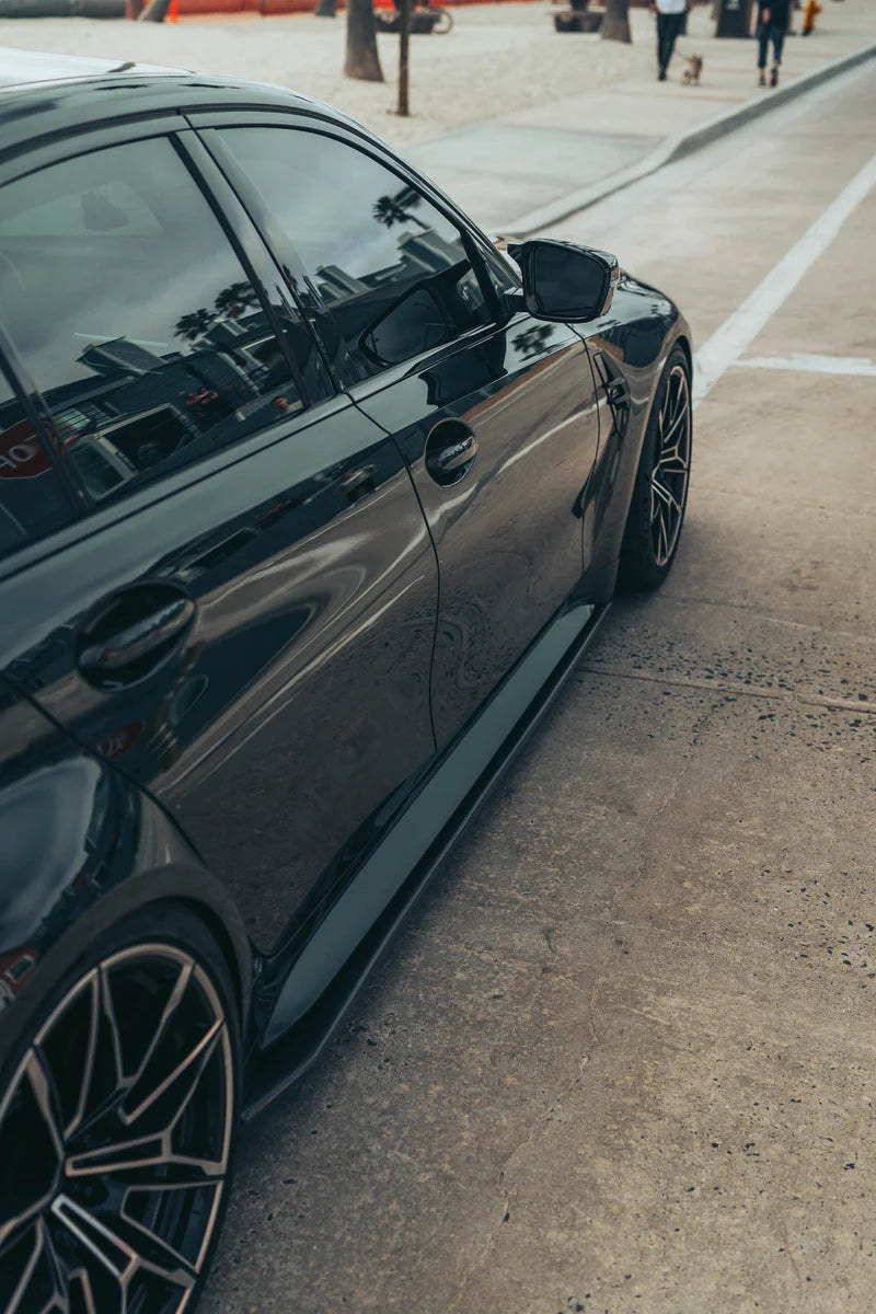 Carbon Fiber Side Skirt Extensions – BMW G80 M3 / G20 3 Series